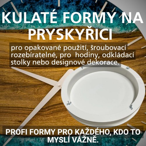 Kulaté formy na pryskyřici